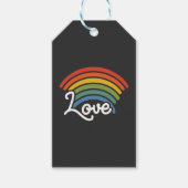Ein Regenbogen der Liebe Geschenkanhänger (Vorderseite)
