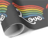 Ein Regenbogen der Liebe Geschenkpapier (Rolleneckpunkt)