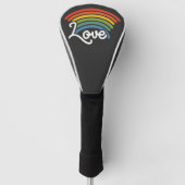 Ein Regenbogen der Liebe Golf Headcover (Vorderseite)