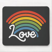 Ein Regenbogen der Liebe Mousepad (Vorne)