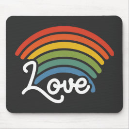 Ein Regenbogen der Liebe Mousepad
