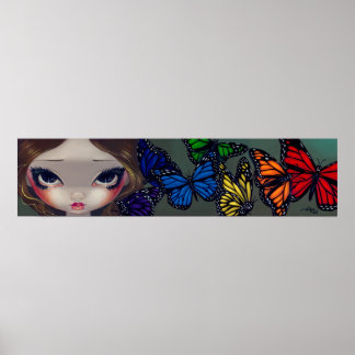 Ein Regenbogen der Schmetterlinge, Märchen und Kun Poster