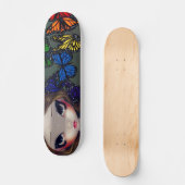 Ein Regenbogen des Schmetterlings-Fee-Skateboards Skateboard (Vorderseite)