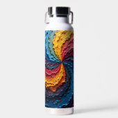 Ein Regenbogen dreht sich um Dinge, Stolz Monat Trinkflasche (Vorne)