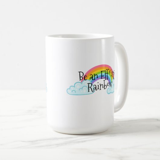 Ein Regenbogen sein Kaffeetasse (VorderseiteRechts)