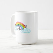 Ein Regenbogen sein Kaffeetasse (Vorderseite Links)