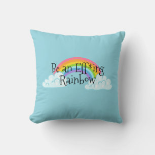 Ein Regenbogen sein Kissen