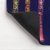 Ein Regenbogen von Clarinets Mousepad (Ecke)