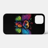 Ein Regenbogenschmetterling Case-Mate iPhone Hülle (Rückseite (Horizontal))