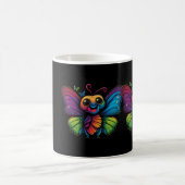 Ein Regenbogenschmetterling Kaffeetasse (Mittel)
