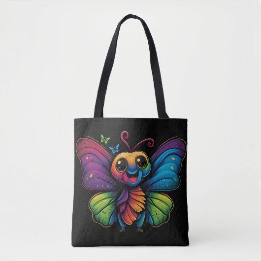 Ein Regenbogenschmetterling Tasche (Vorderseite)