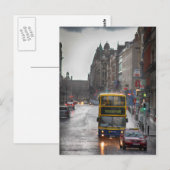 Ein Regentag in Dublin Postkarte (Vorne/Hinten)