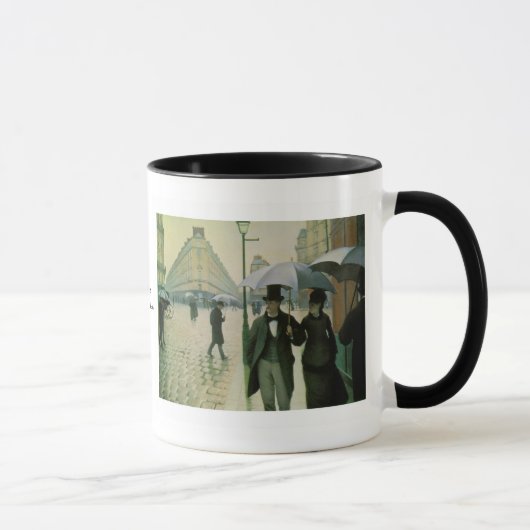 Ein regnerischer Tag in Paris durch Gustave Tasse (Rechts)