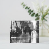 Ein regnerischer Tag in Paris Postkarte (Stehend Vorderseite)