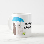 Ein regnerischer Tag... Kaffeetasse (Vorderseite Links)