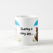 Ein regnerischer Tag... Kaffeetasse (Mittel)