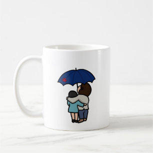 ein regnerischer Tag Kaffeetasse