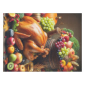 Ein reichhaltiges Erntefest Tischdecke (Vorderseite (Horizontal))