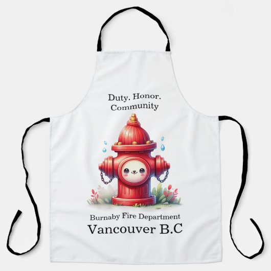 Ein reichhaltiges Hydrantenfeuer im Park Schürze (Vorderseite)