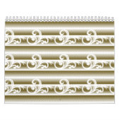 Ein reichlich farbiger Teppich weist ein symmetris Kalender (Titelbild)