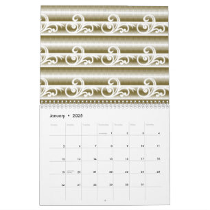 Ein reichlich farbiger Teppich weist ein symmetris Kalender