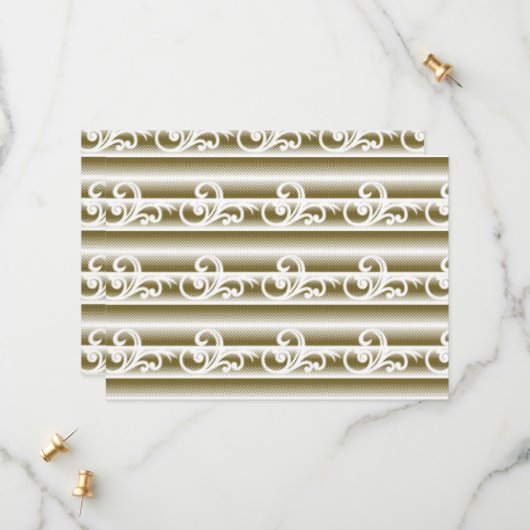 Ein reichlich farbiger Teppich weist ein symmetris Save The Date (Vorderseite/Rückseite Beispiel)