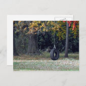Ein Reifenschwung Postkarte (Vorne/Hinten)