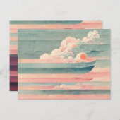 Ein reines und einzigartiges Stück Aart-Vision Postkarte (Vorne/Hinten)