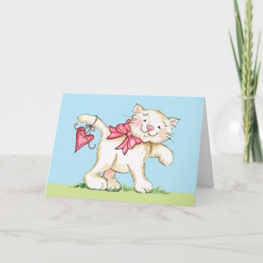 Ein reines Valentin Feiertagskarte (Vorderseite)