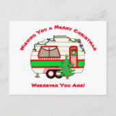 Ein Reisender wünscht Ihnen frohe Weihnachten (Vorderseite)