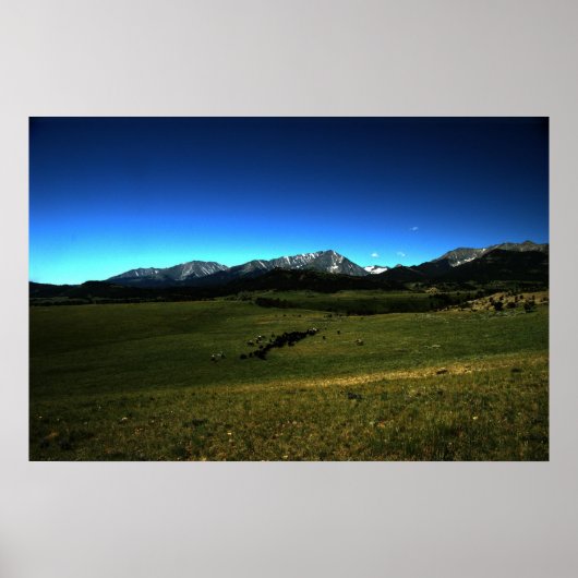 Ein Reitweg von Montana Poster (Vorne)