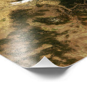 Ein relativ klarer Tag Fotodruck (Ecke)