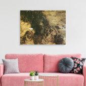 Ein relativ klarer Tag Leinwanddruck (Insitu (Wohnzimmer))