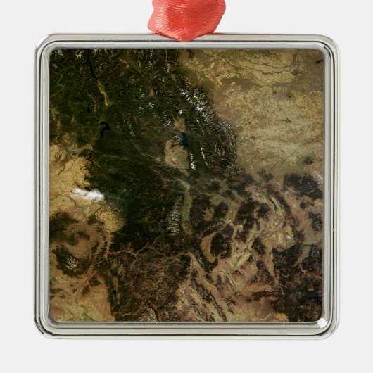 Ein relativ klarer Tag Ornament Aus Metall (Vorne)