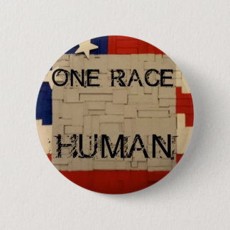 Ein Rennen-Mensch Button