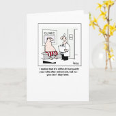 Ein Rentner am Doktor Karte (Gelbe Blume)