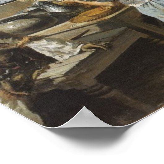 Ein Restaurant im Freien, Lahore Poster (Ecke)