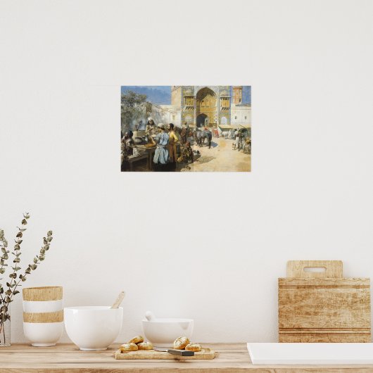 Ein Restaurant im Freien, Lahore Poster (Küche)