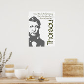Ein Retreat aus Man Thoreau Poster (Küche)