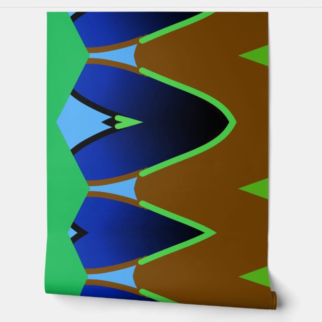 Ein Retro-abstrakter Multicolor "Ratti_Creative_Ar Tapete (Abrollen)