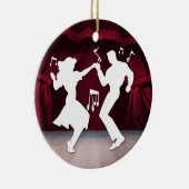 Ein Retro-Rockin-Thema Keramikornament (Rechts)