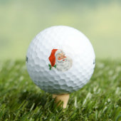 Ein retro Weihnachtsmann Golfball (Insitu T-Shirt)
