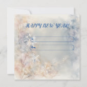 Ein Retro Winter Solstice Erzählung von Liebe und Karte (Rückseite)