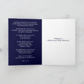 Ein Retter ist Geboren! Feiertagskarte (Innenseite)