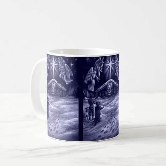 Ein Retter ist geboren! Kaffeetasse (Vorderseite Links)