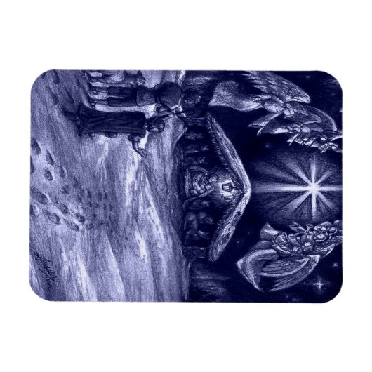 Ein Retter ist Geboren! Magnet (Horizontal)