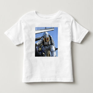 Ein Rettungsbohrgerät wird am Führerraum Kleinkind T-shirt