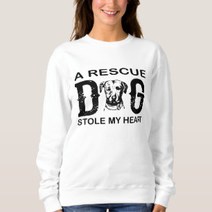 Ein Rettungshund stehle mir den Herzhund Lover Des Sweatshirt