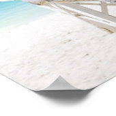 Ein Rettungsschwimmer | White Beach, Boracay Poster (Ecke)