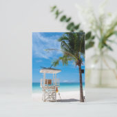 Ein Rettungsschwimmer | White Beach, Boracay Postkarte (Stehend Vorderseite)